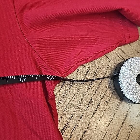 Red Tommy Hilfiger t shirt size L 16/18 never worn - Picture 5 of 9